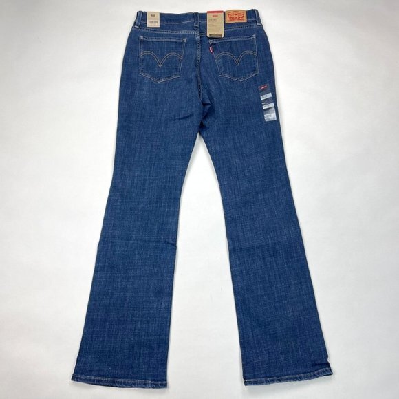 Levis Classic Bootcut Jeans Women 6 W28 L32 $70 Stretch Cotton Pockets 392520028 - Picture 2 of 14